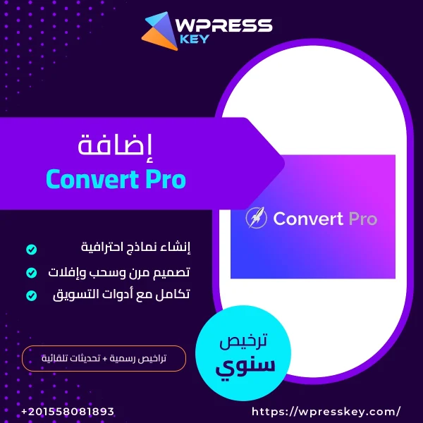 إضافة Convert Pro